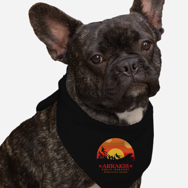 The Arrakis Train-Dog-Bandana-Pet Collar-Gamma-Ray