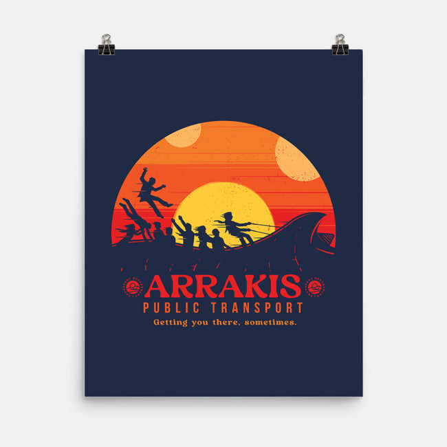 The Arrakis Train-None-Matte-Poster-Gamma-Ray