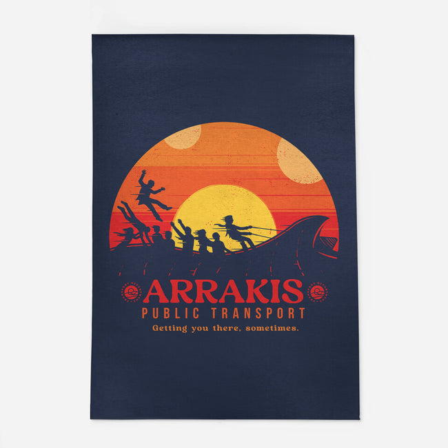 The Arrakis Train-None-Indoor-Rug-Gamma-Ray