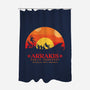 The Arrakis Train-None-Polyester-Shower Curtain-Gamma-Ray