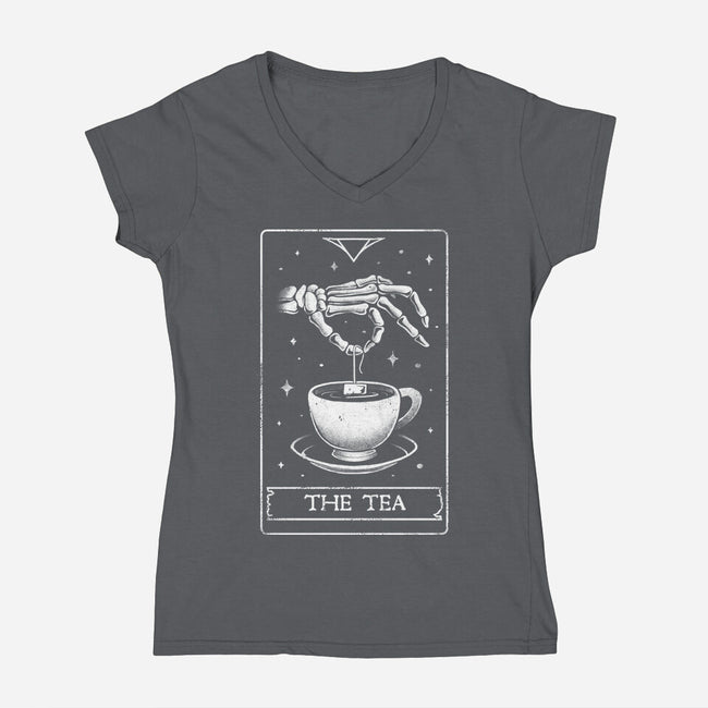 The Tea-Womens-V-Neck-Tee-eduely