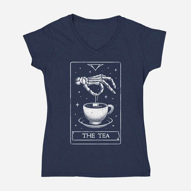 The Tea-Womens-V-Neck-Tee-eduely