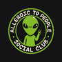 Allergic To People Social Club-None-Fleece-Blanket-tobefonseca