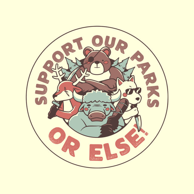 Support Our Parks Or Else-Cat-Bandana-Pet Collar-tobefonseca