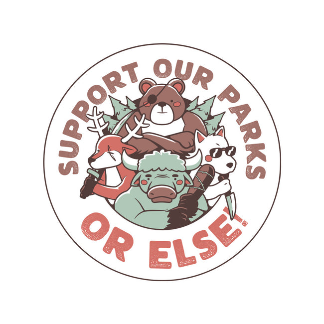 Support Our Parks Or Else-Unisex-Kitchen-Apron-tobefonseca