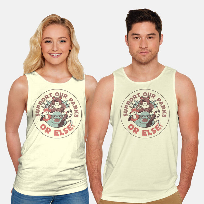 Support Our Parks Or Else-Unisex-Basic-Tank-tobefonseca