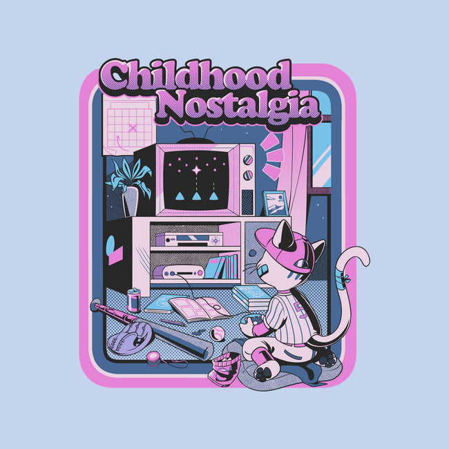 Childhood Nostalgia Blue-None-Glossy-Sticker-tobefonseca