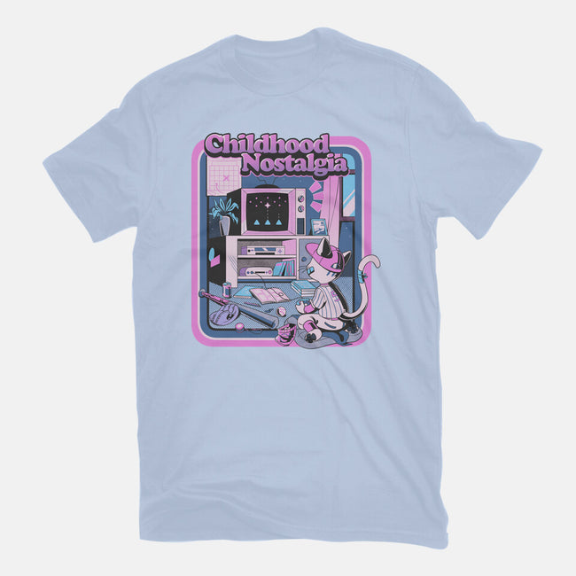 Childhood Nostalgia Blue-Womens-Fitted-Tee-tobefonseca