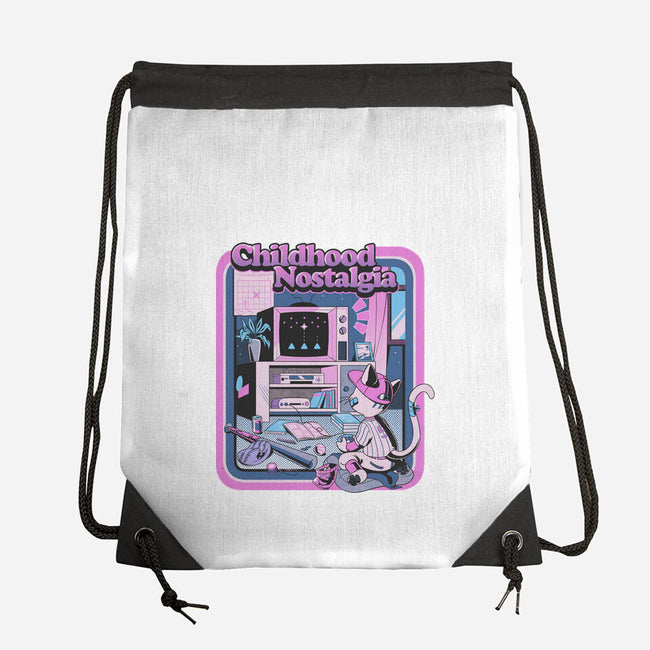 Childhood Nostalgia Blue-None-Drawstring-Bag-tobefonseca