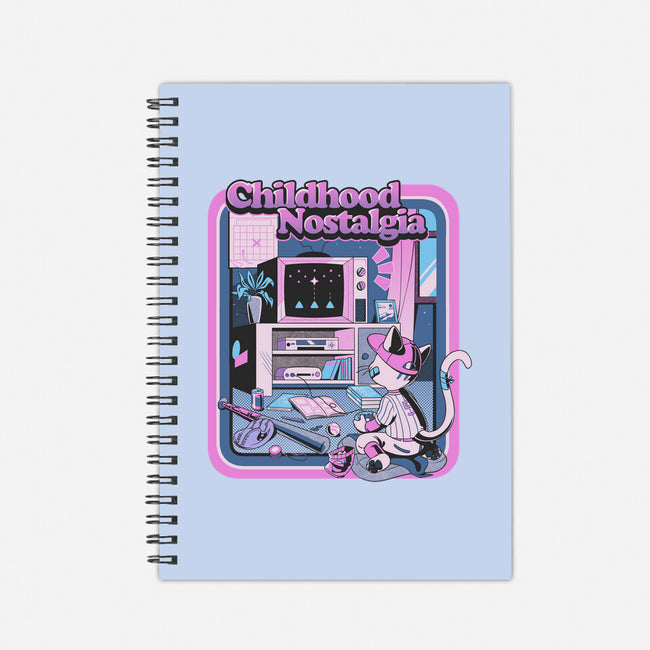 Childhood Nostalgia Blue-None-Dot Grid-Notebook-tobefonseca