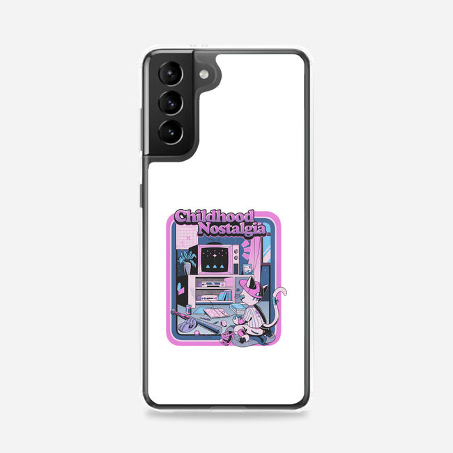 Childhood Nostalgia Blue-Samsung-Snap-Phone Case-tobefonseca