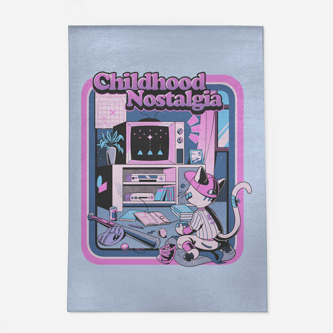 Childhood Nostalgia Blue-None-Indoor-Rug-tobefonseca