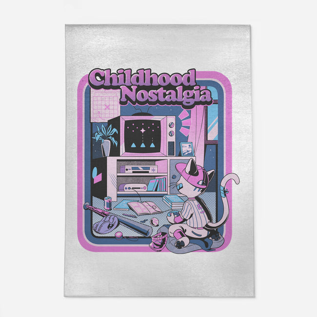 Childhood Nostalgia Blue-None-Indoor-Rug-tobefonseca