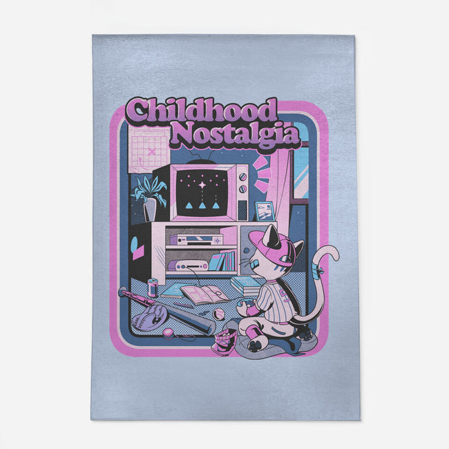 Childhood Nostalgia Blue-None-Outdoor-Rug-tobefonseca