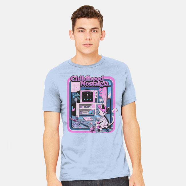 Childhood Nostalgia Blue-Mens-Heavyweight-Tee-tobefonseca