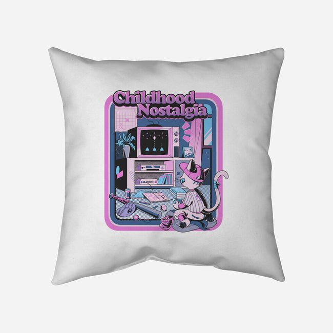 Childhood Nostalgia Blue-None-Removable Cover w Insert-Throw Pillow-tobefonseca