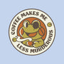 Less Murderous Frog-Womens-Fitted-Tee-tobefonseca