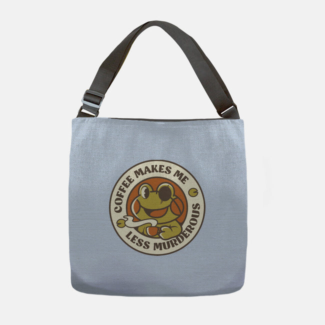 Less Murderous Frog-None-Adjustable Tote-Bag-tobefonseca