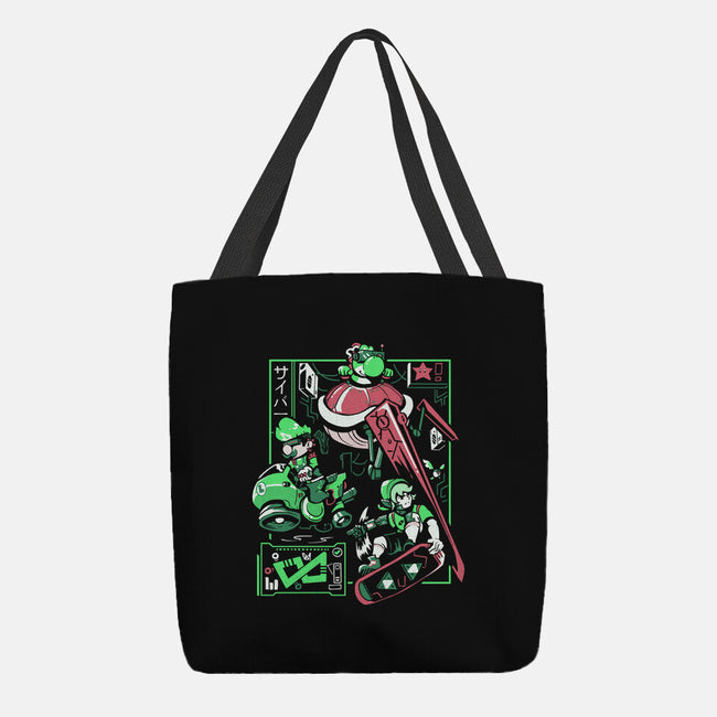 Cyber City Rush-None-Basic Tote-Bag-Heyra Vieira