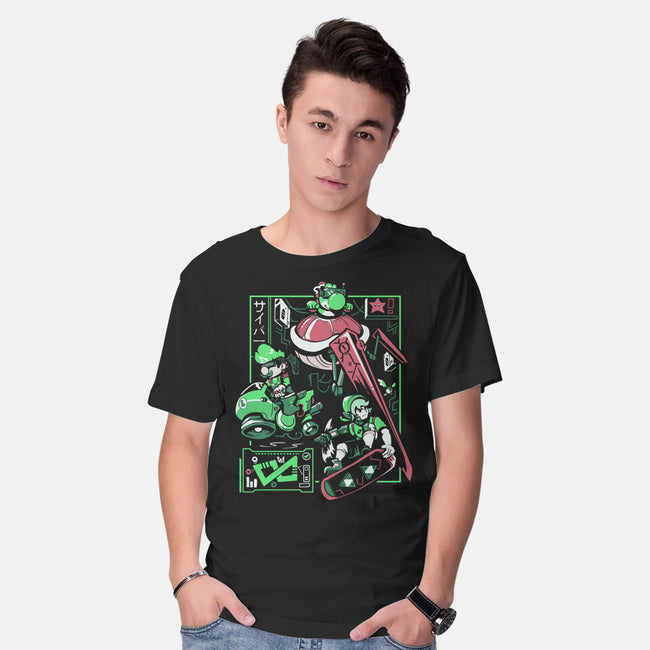 Cyber City Rush-Mens-Basic-Tee-Heyra Vieira