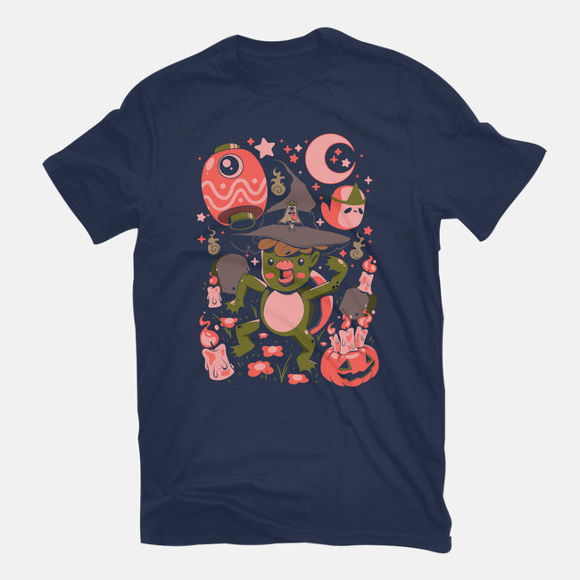 Halloween Kappa Party-Mens-Heavyweight-Tee-ilustrata