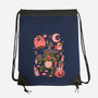 Halloween Kappa Party-None-Drawstring-Bag-ilustrata