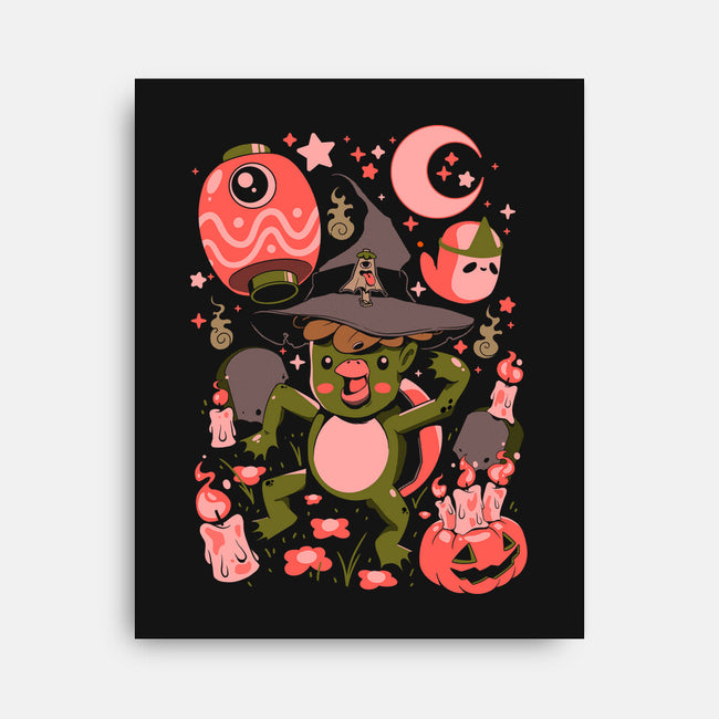 Halloween Kappa Party-None-Stretched-Canvas-ilustrata