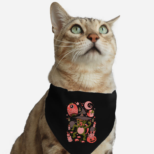 Halloween Kappa Party-Cat-Adjustable-Pet Collar-ilustrata