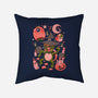 Halloween Kappa Party-None-Removable Cover w Insert-Throw Pillow-ilustrata