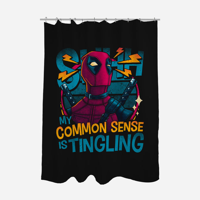 Common Sense-None-Polyester-Shower Curtain-teesgeex