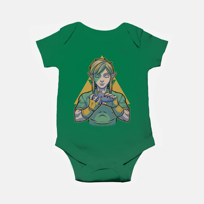 Glam Rock Elf-Baby-Basic-Onesie-Studio Mootant