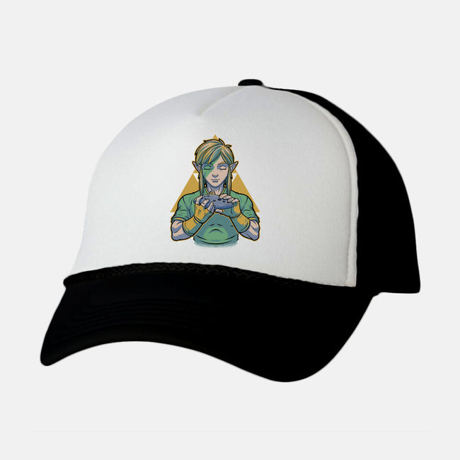 Glam Rock Elf-Unisex-Trucker-Hat-Studio Mootant