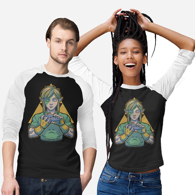 Glam Rock Elf-Unisex-Baseball-Tee-Studio Mootant