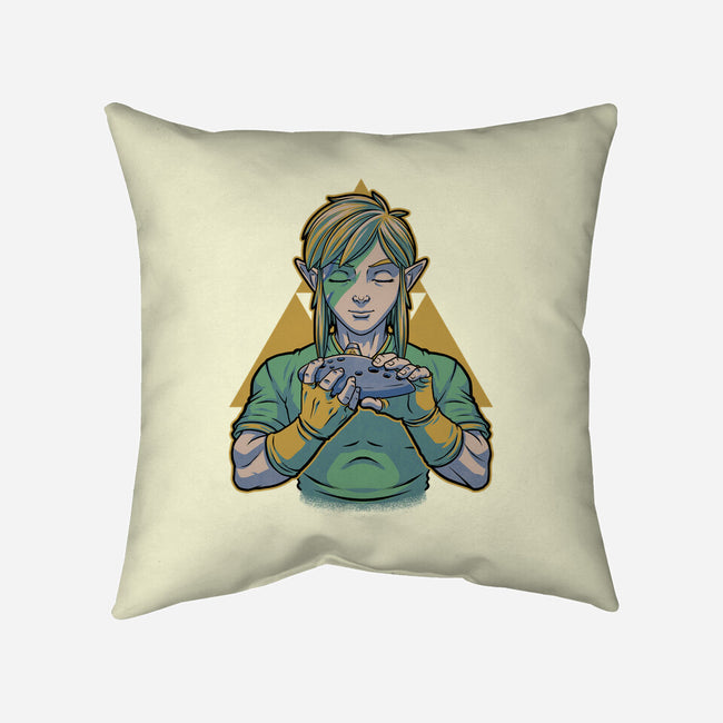 Glam Rock Elf-None-Removable Cover-Throw Pillow-Studio Mootant