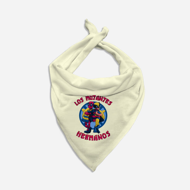 Los Mutantes Hermanos-Dog-Bandana-Pet Collar-teesgeex