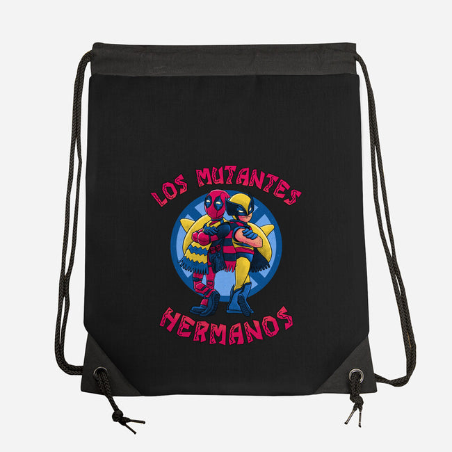 Los Mutantes Hermanos-None-Drawstring-Bag-teesgeex