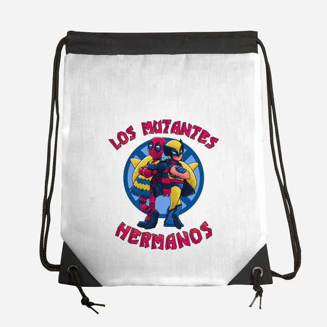 Los Mutantes Hermanos-None-Drawstring-Bag-teesgeex