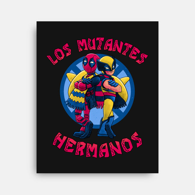 Los Mutantes Hermanos-None-Stretched-Canvas-teesgeex