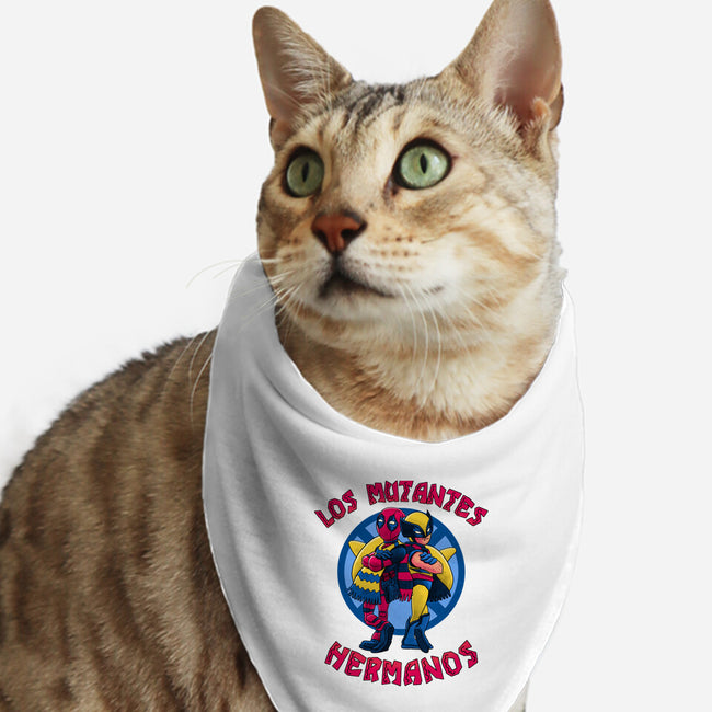 Los Mutantes Hermanos-Cat-Bandana-Pet Collar-teesgeex