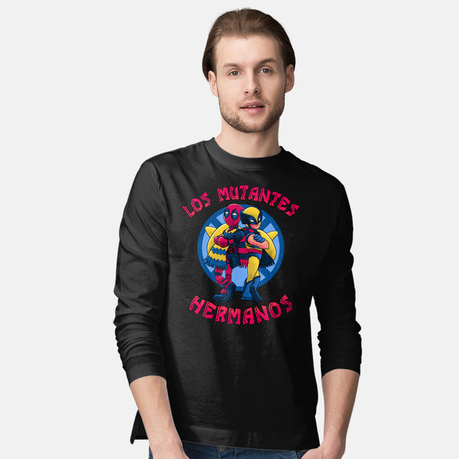 Los Mutantes Hermanos-Mens-Long Sleeved-Tee-teesgeex