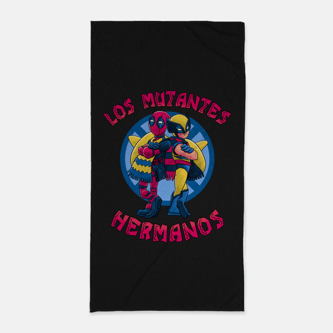 Los Mutantes Hermanos-None-Beach-Towel-teesgeex