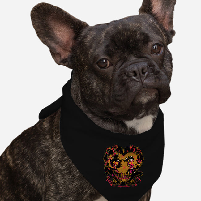 Hell Couple Animation-Dog-Bandana-Pet Collar-Studio Mootant