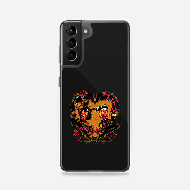 Hell Couple Animation-Samsung-Snap-Phone Case-Studio Mootant