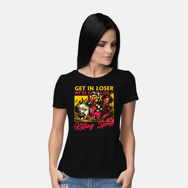 Hell Boss Meme-Womens-Basic-Tee-Studio Mootant