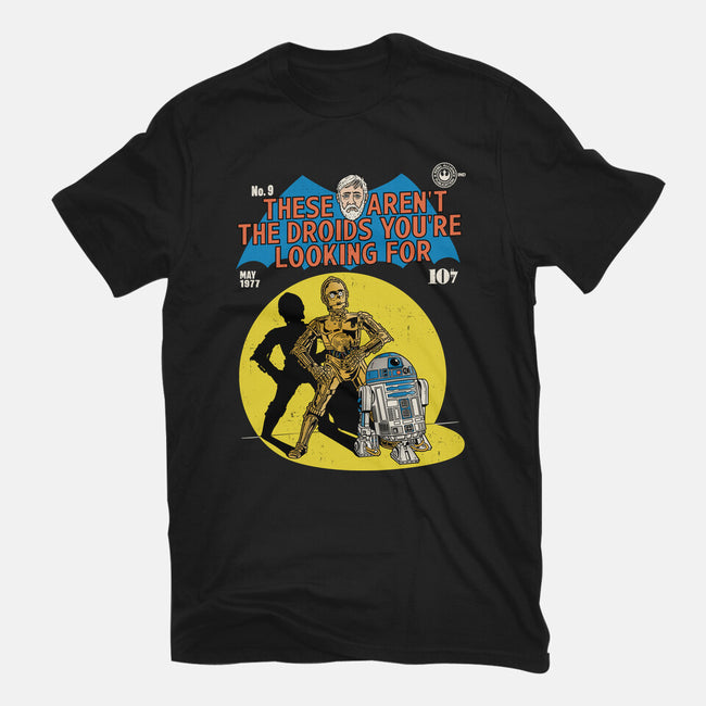 These Aren't The Droids-Womens-Fitted-Tee-Barbadifuoco