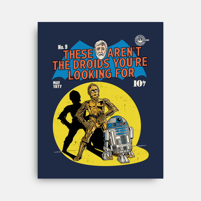 These Aren't The Droids-None-Stretched-Canvas-Barbadifuoco
