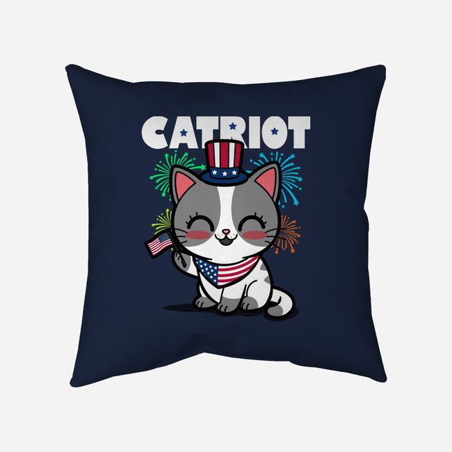 Catriot-None-Removable Cover-Throw Pillow-Boggs Nicolas