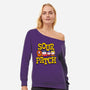 Sour Patch-Womens-Off Shoulder-Sweatshirt-naomori