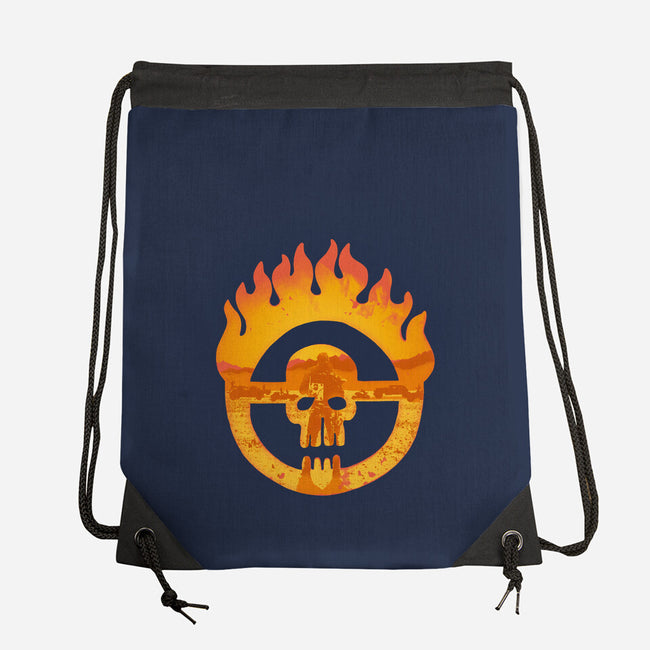 Fire And Blood-None-Drawstring-Bag-Olipop