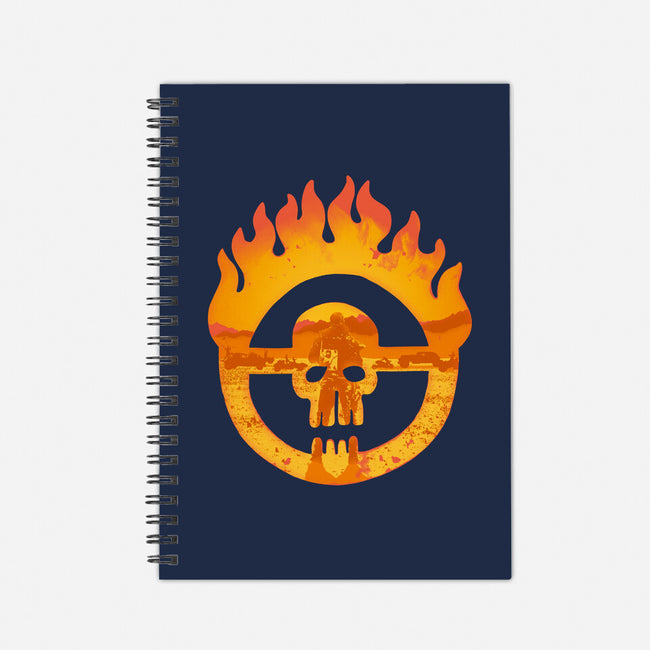 Fire And Blood-None-Dot Grid-Notebook-Olipop